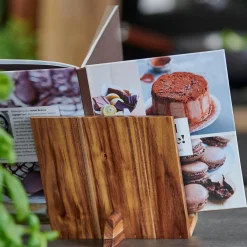 Accesorios De Cocina<CASA Acacia Lux Atril De Cocina Soporte Tableta Natural