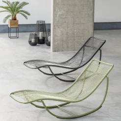 Hamacas De Exterior<CASA Acapulco Mecedora Negro