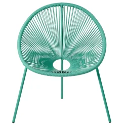 Sillas Lounge<CASA Acapulco Silla Lounge Aguamarina