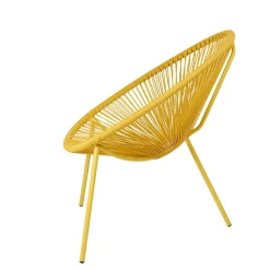 Sillas Lounge<CASA Acapulco Silla Lounge Amarillo