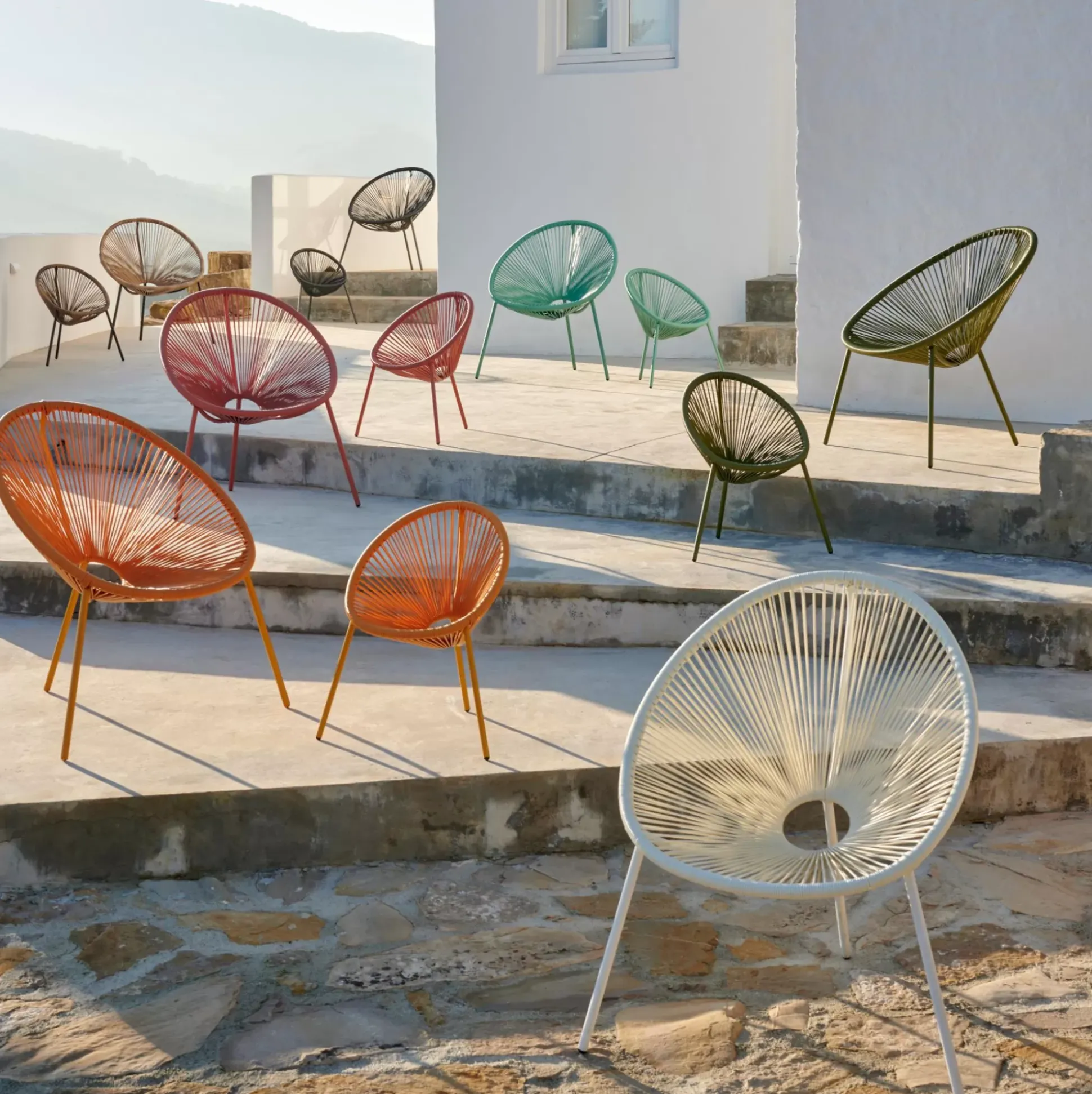 Sillas Lounge<CASA Acapulco Silla Lounge Negro, Natural