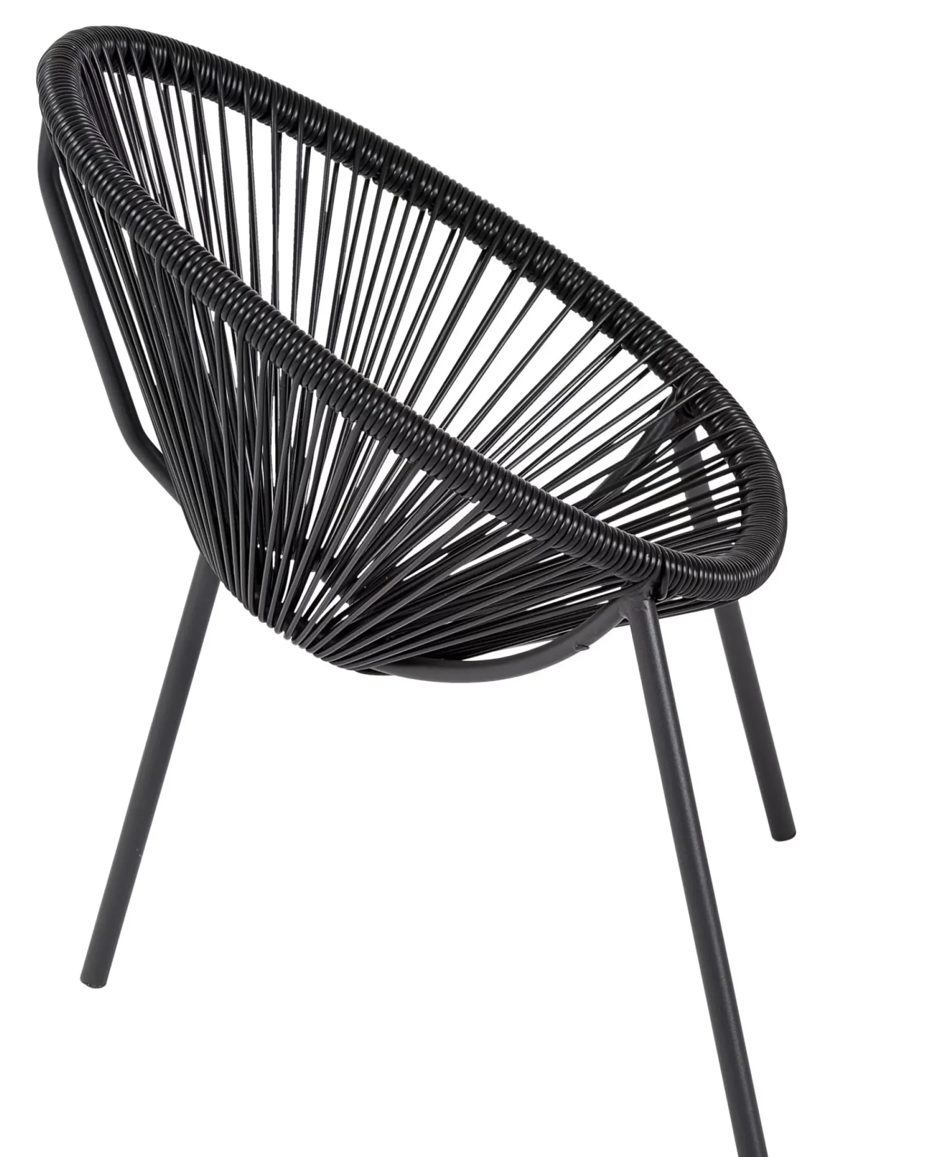 Sillas Infantiles<CASA Acapulco Silla Para Ninos Negro