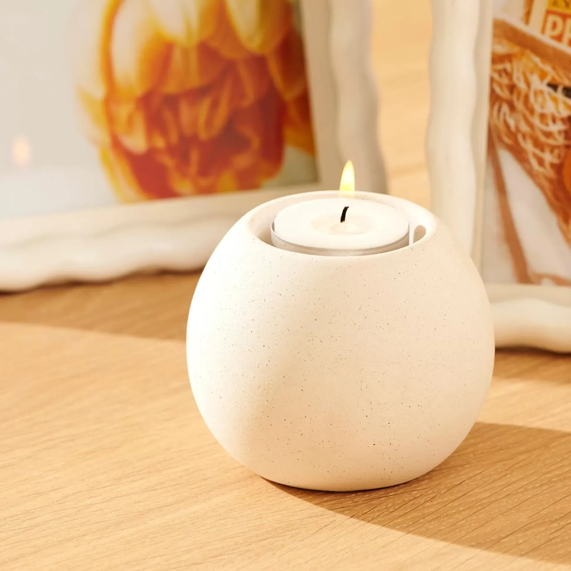 Soprortes Para Velitas<CASA Alba Soporte Para Vela Pequena Blanco