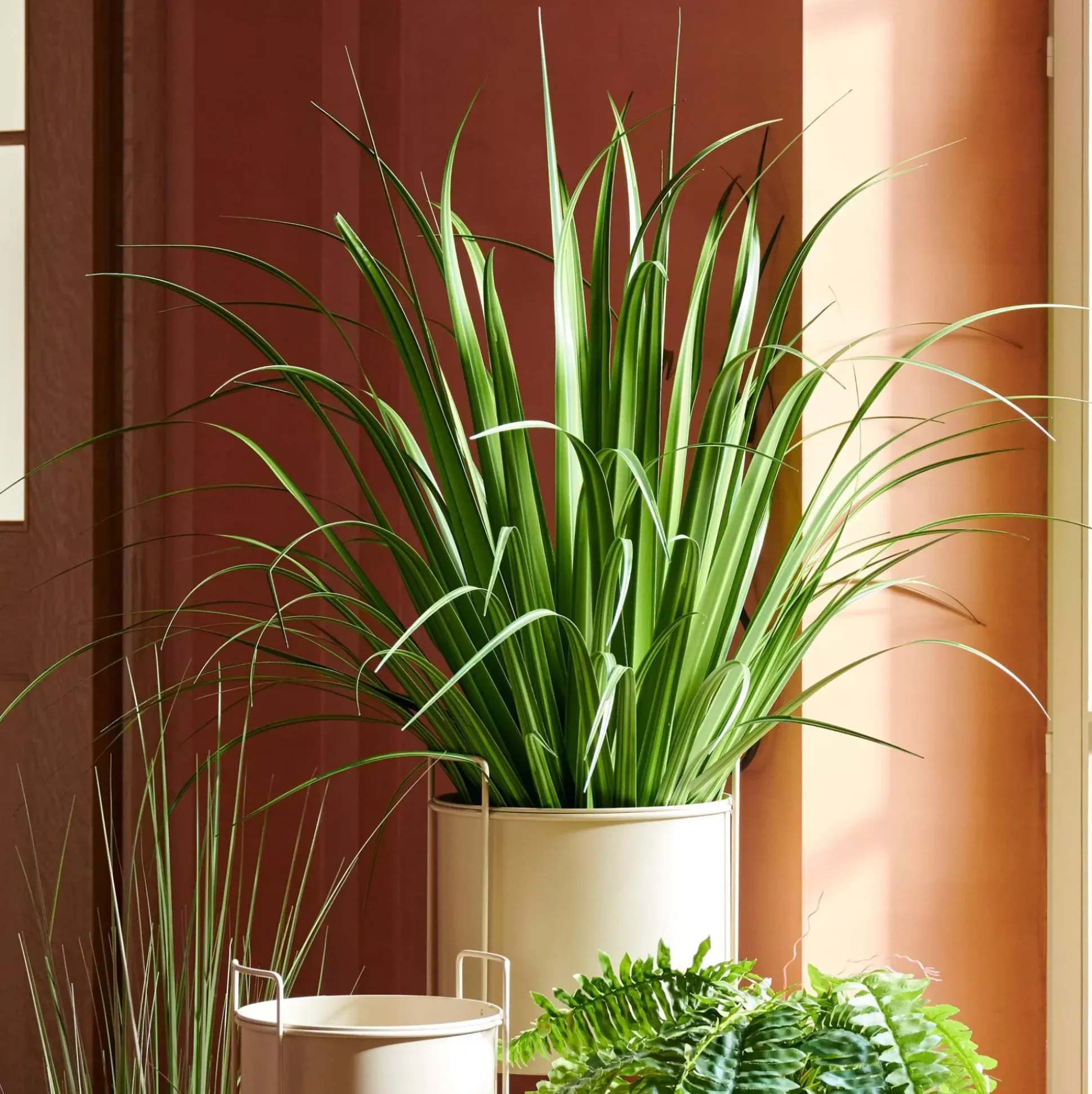 Plantas Artificiales<CASA Allium Hierba Ornamental Verde
