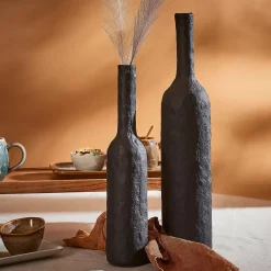 Floreros<CASA Alu Florero Negro