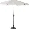 Parasoles<CASA Alu Parasol Sin Pie Blanco