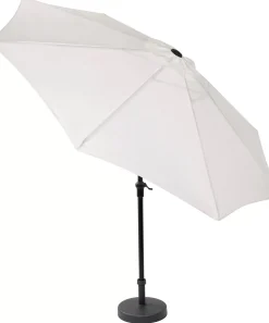 Parasoles<CASA Alu Parasol Sin Pie Blanco