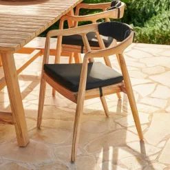 Cojines De Jardín<CASA August Cojin De Asiento Negro