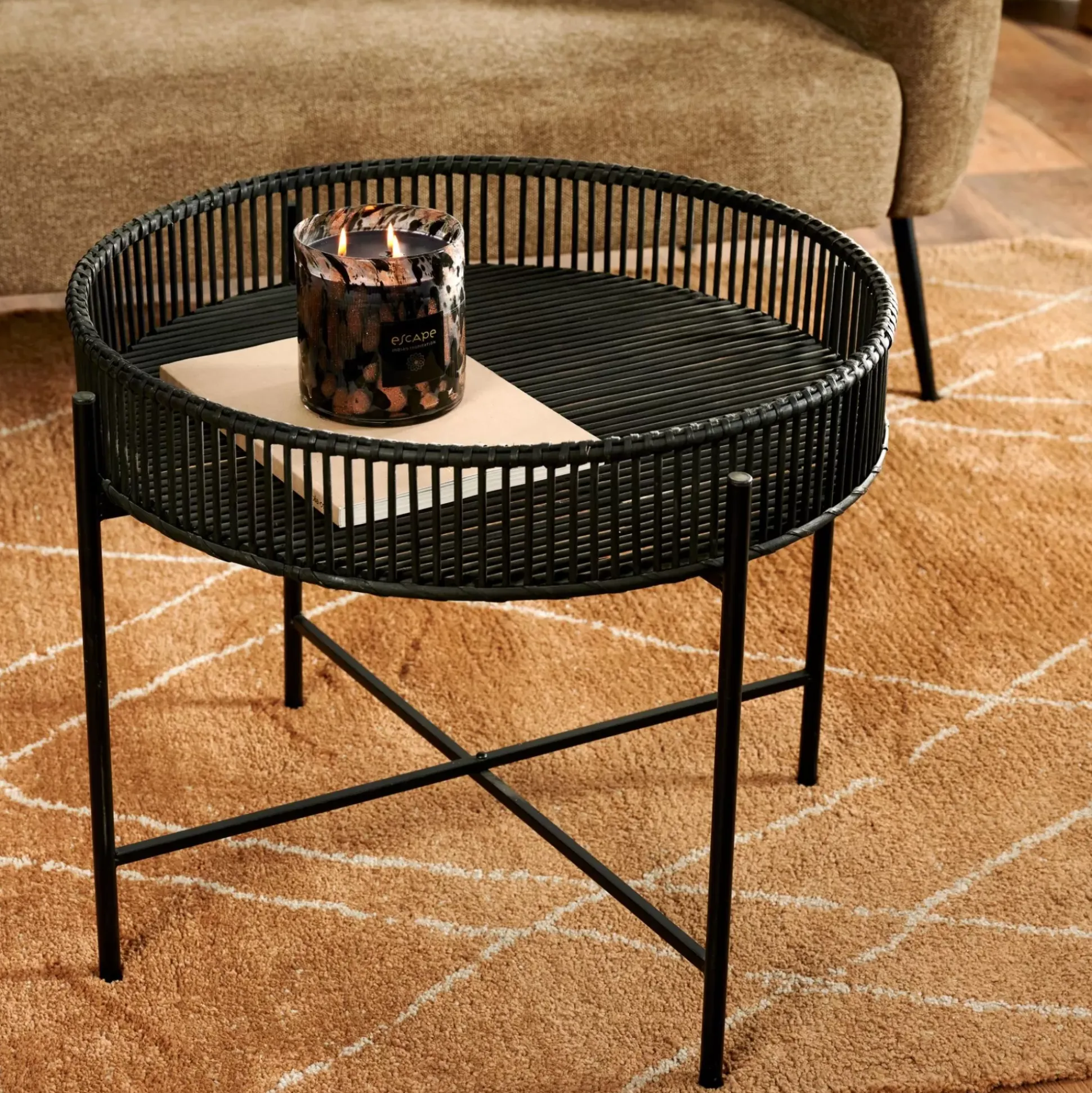 Mesas Auxiliares<CASA Axelle Mesa Auxiliar Negro