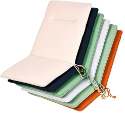 Cojines De Jardín<CASA Azur Cojines De Jardín Para Silla Pleg Negro