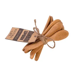 Juegos<CASA Bamboo Cucharillas Juego De 6 Natural