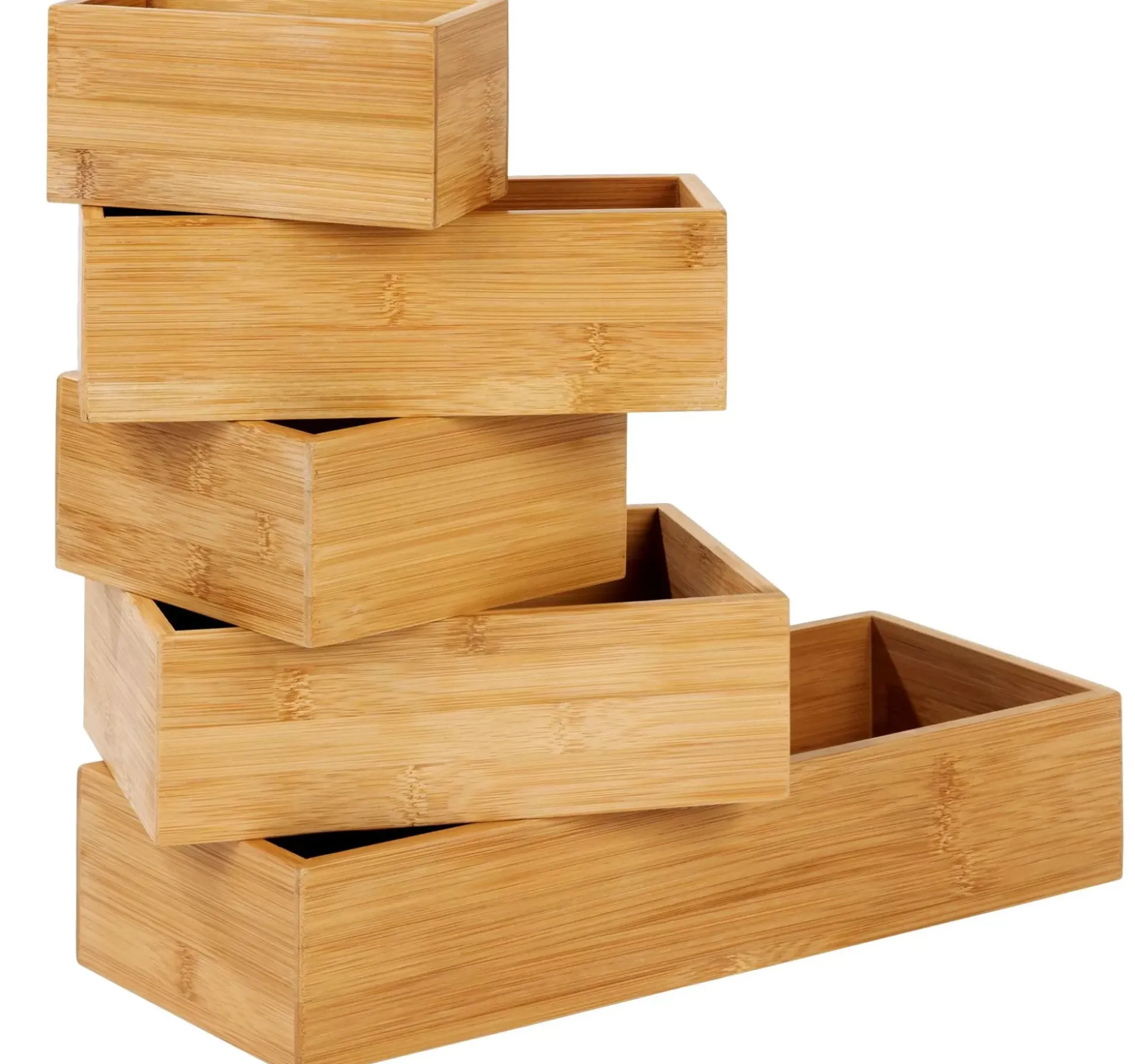 Accesorios De Cocina<CASA Bamboo Organizador Para Cajon Natural