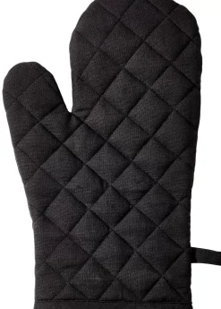 Guantes Horno<CASA Bas Manopla Negro