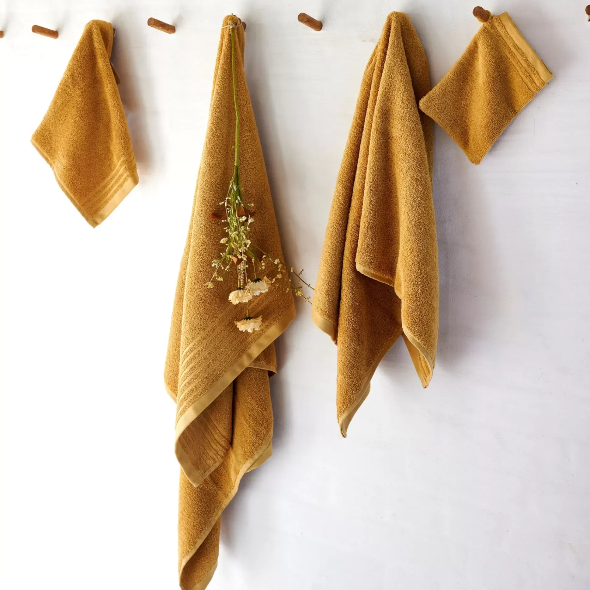 Toallas De Playa<CASA Bio Soft Toalla De Bano Amarillo