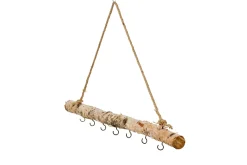 Decoracion Colgante<CASA Birch Rama Con 7 Ganchos Natural