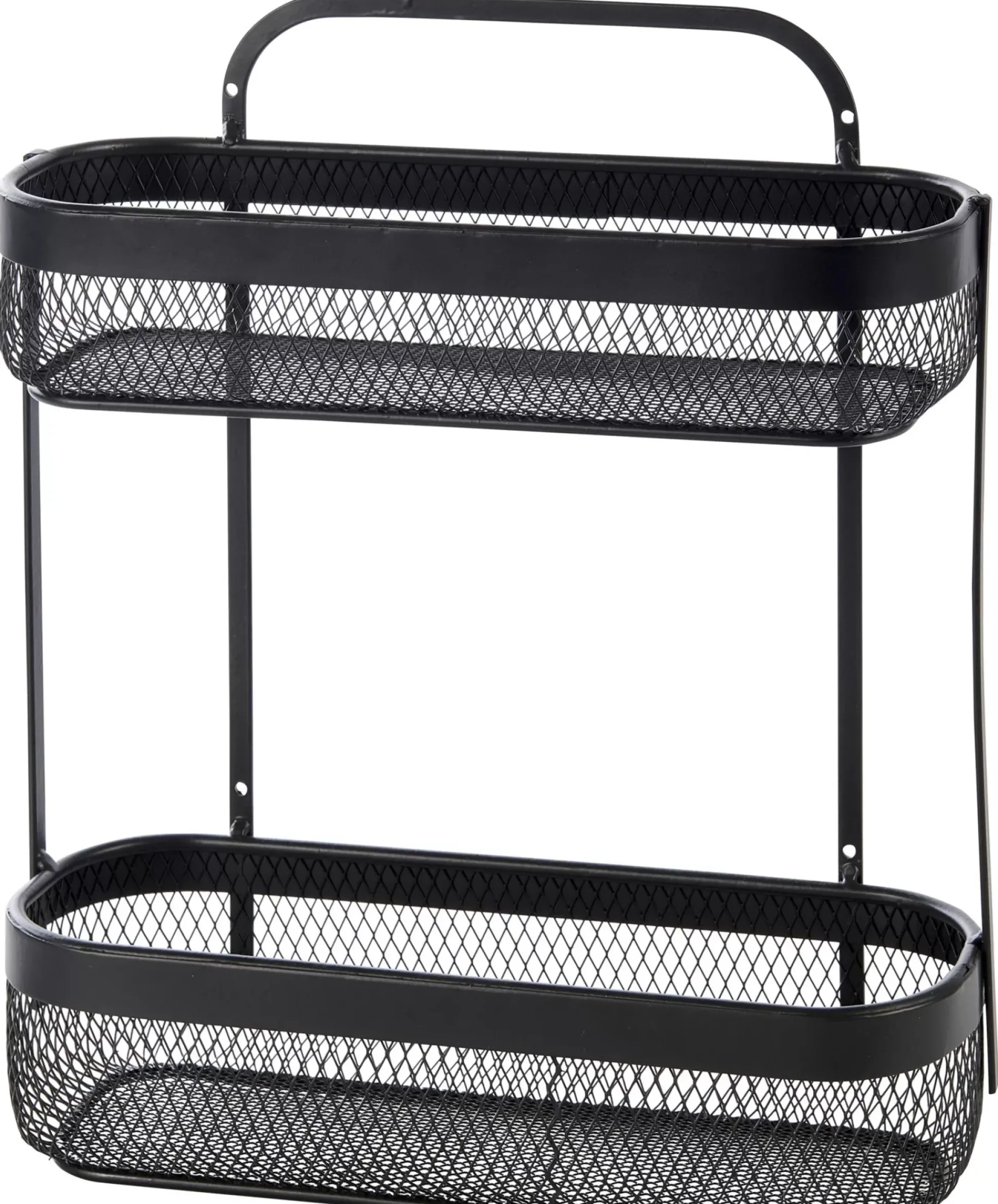 Accesorios De Cocina<CASA Black Lunar Cesta Ovalada De 2 Piezas Negro