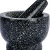 Exprimidores<CASA Black Stone Mortero Con Pistilo Negro
