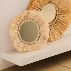 Espejos<CASA Boho Espejo Natural