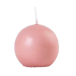 Velas<CASA Bola Vela Esferica Rosa