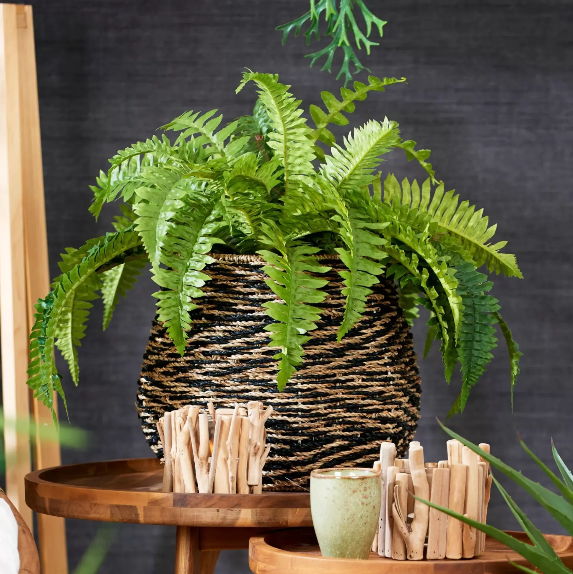 Plantas Artificiales<CASA Boston Planta Helecho Verde