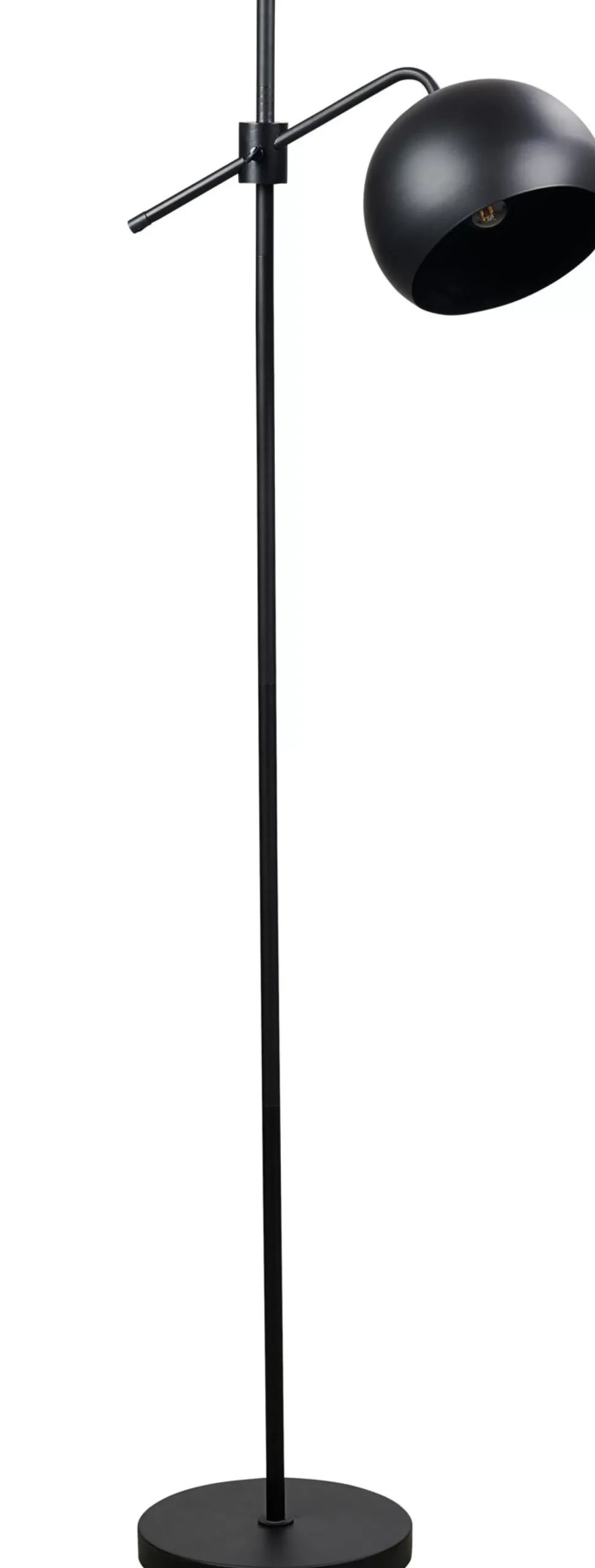 Lamparas De Pie<CASA Bowl Lampara De Pie Negro