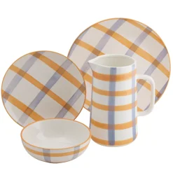 Platos<CASA Carey Plato Naranja, Morado