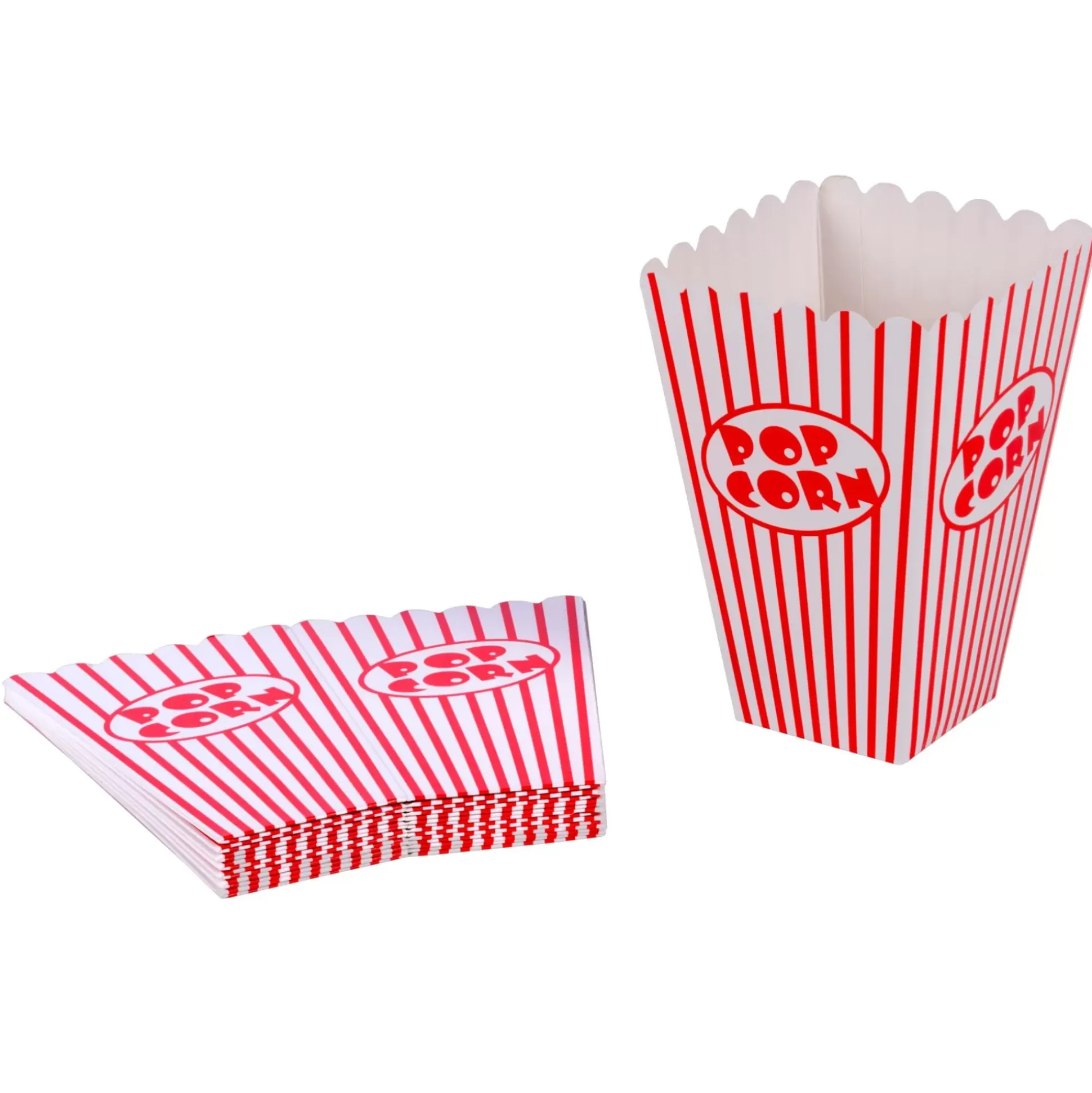Accesorios De Cocina<CASA Cinema Vaso De Palomitas Juego De 8 Blanco, Rojo