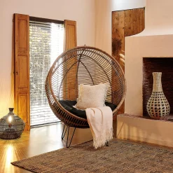 Sillones<CASA Cozie Silla Lounge Natural