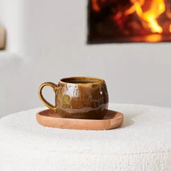 Tacitas<CASA Cozy Taza Marron