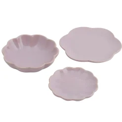 Platos<CASA Dahlia Flower Plato Morado Claro