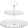 Fuentes Para Servir<CASA Dahlita Bandeja De 2 Pisos Transparente