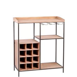 Estanterías<CASA Damian Estanteria De Pared Negro