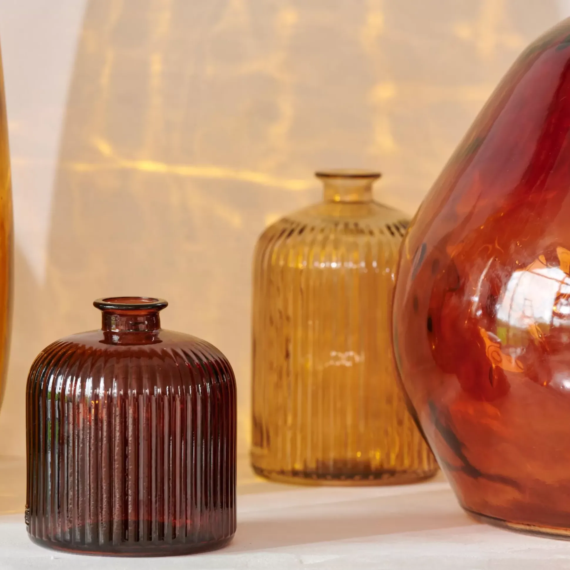 Floreros<CASA Daroca Florero Marron Oscuro