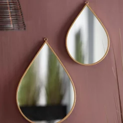 Espejos<CASA Drop Espejo Dorado