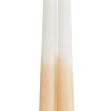 Velas<CASA Duo Velas Largas Juego De 2 Crema, Marron Claro, Multicolor
