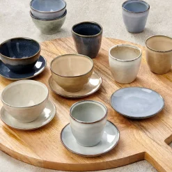 Platos<CASA Earth Marl Plato Crema