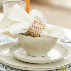 Platos<CASA Earth Marl Plato De Postre Crema