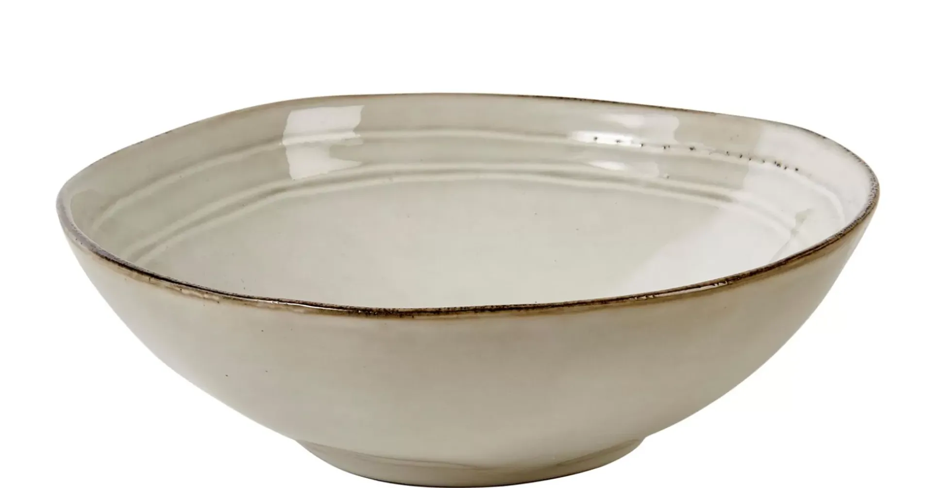 Platos<CASA Earth Marl Plato Hondo Crema