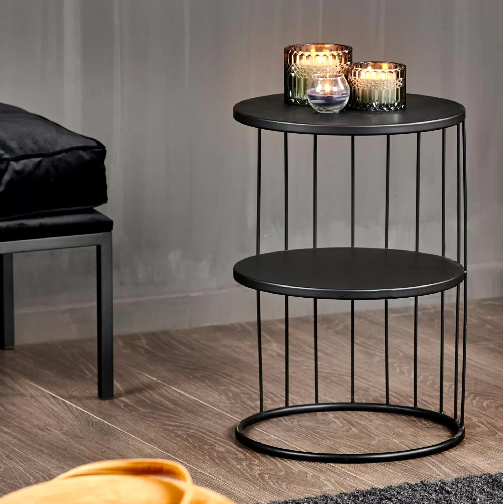 Mesas Auxiliares<CASA Elmer Mesa Auxiliar Negro