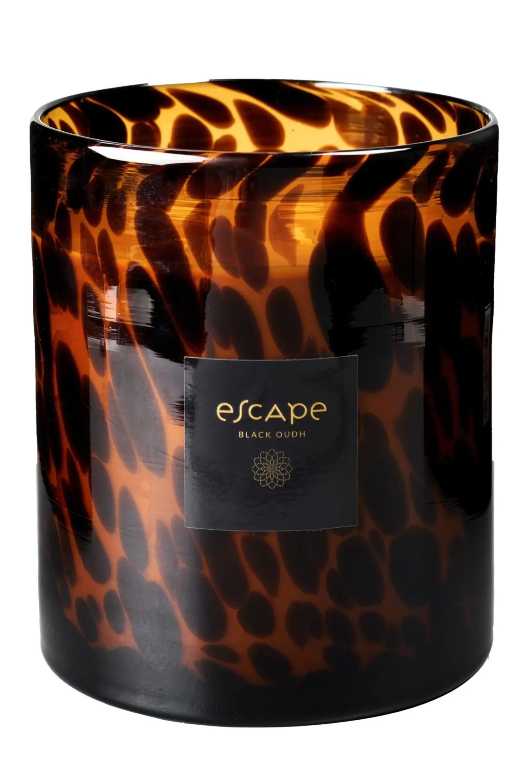 Velas<CASA Escape Black Oudh Negro, Marron, Ocre