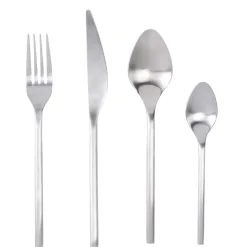 Juegos<CASA Etna Satin Cubierto De 16 Piezas Plateado