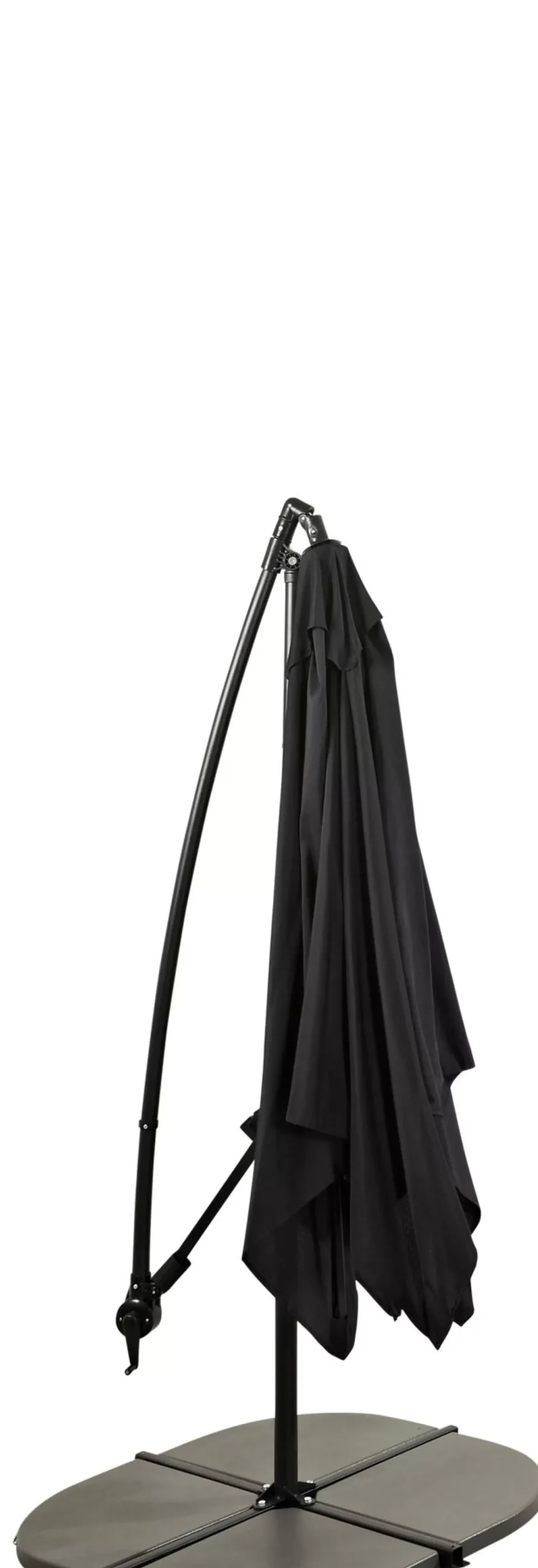 Parasoles<CASA Fiji Parasol Colgante Sin Pie Negro