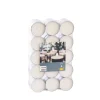 Velas<CASA Flame Velas Pequenas Juego De 30 Blanco