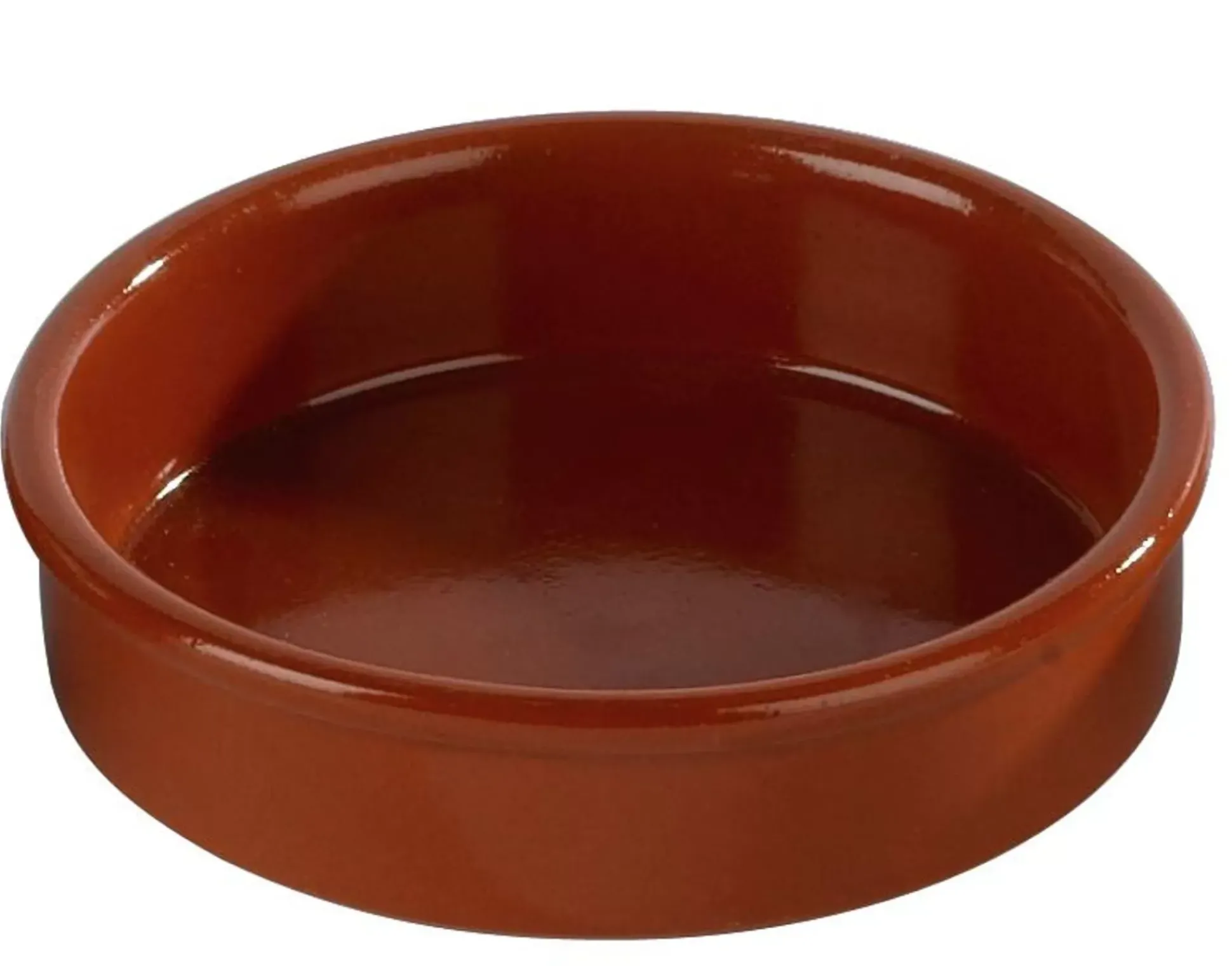 Fuentes De Horno<CASA Flan Crema Catalana Platito Marron