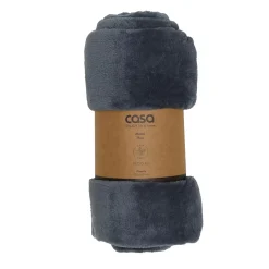 Mantas<CASA Flanella Manta Gris