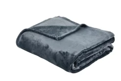 Mantas<CASA Flanella Manta Gris