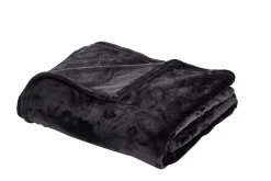 Mantas<CASA Flanella Manta Gris Oscuro