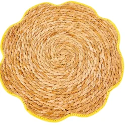 Manteles Individuales<CASA Flower Mantel Individual Amarillo Amarillo