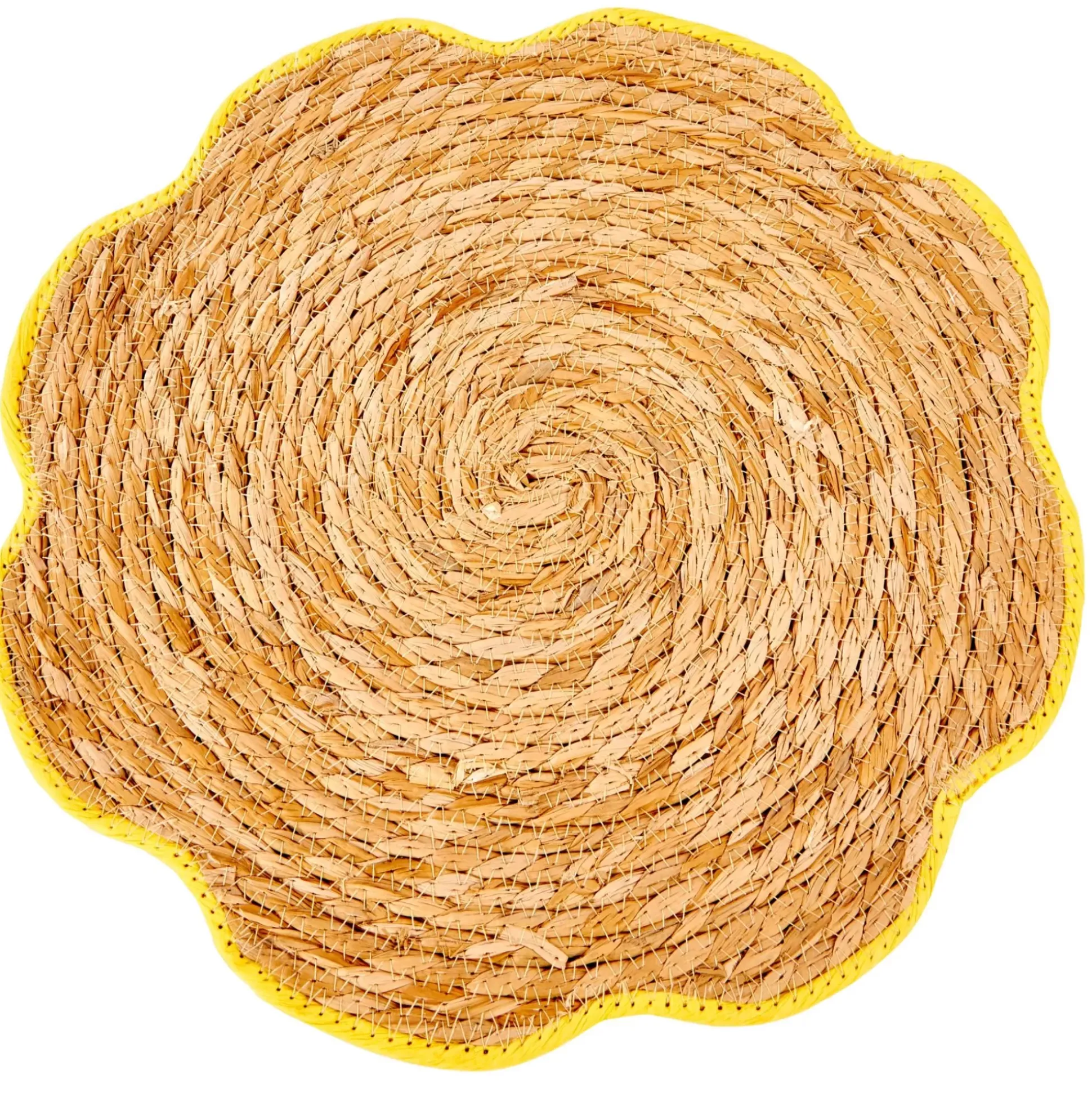 Manteles Individuales<CASA Flower Mantel Individual Amarillo Amarillo