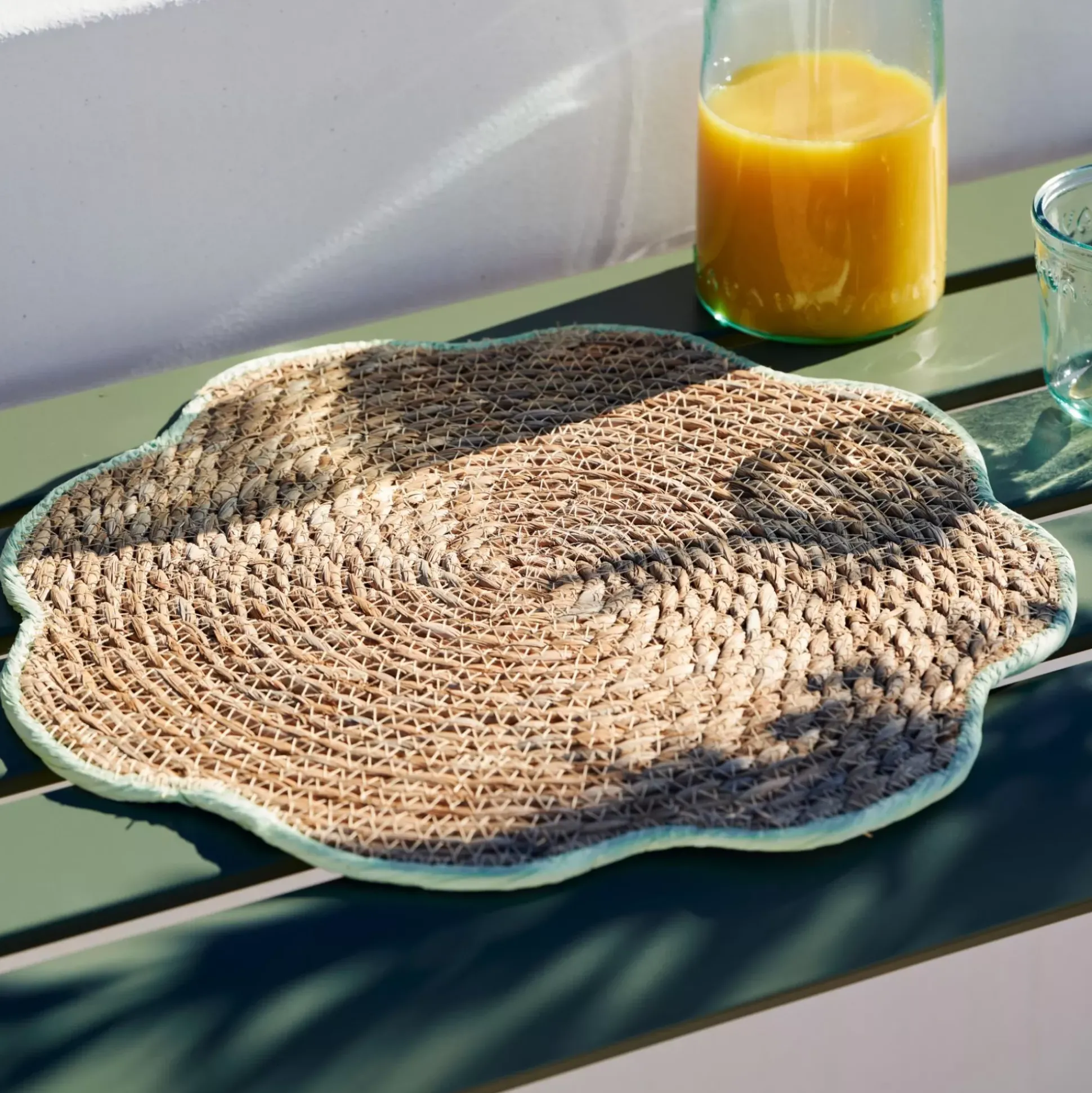 Manteles Individuales<CASA Flower Mantel Individual Amarillo Amarillo